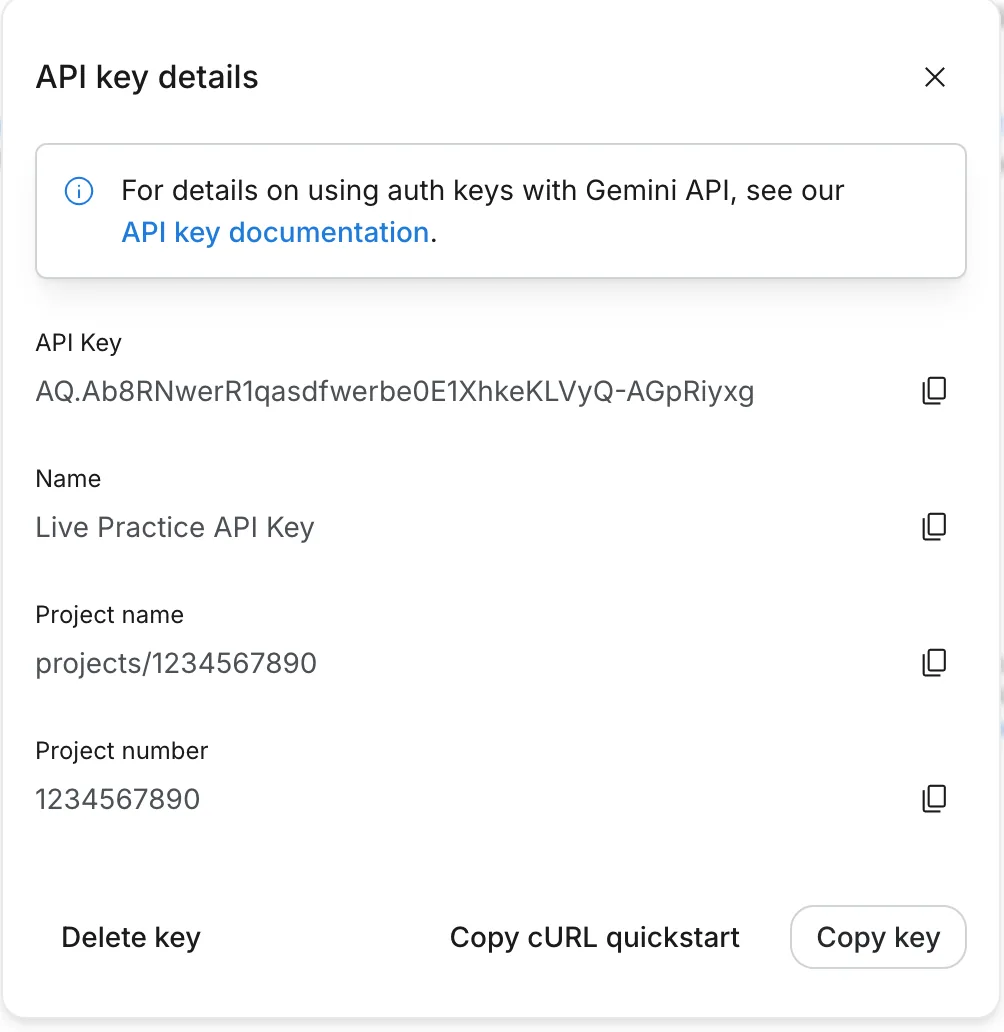Step 4: Copy the key and paste it into any scenario's Settings.